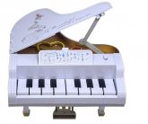 Piano Sonoro Musical Teclado Decoração Presentes Casamentos Aniversários Plástico